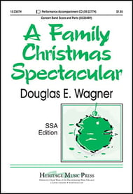 A Family Christmas Spectacular SSA choral sheet music cover Thumbnail